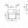 Кухонный диван Бартон Седьмая карета схема с размерами