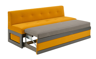 Кухонный диван Нойс Плюс М в разложенном виде, вариант со спальным местом
