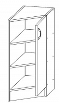 Тумба угловая не гнутая Т-3267 в интернет-портале Алеана-Мебель