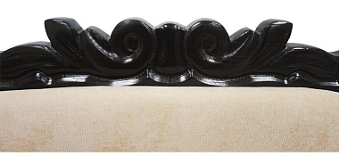 Кухонный угловой диван из массива  Картрайд с художественной резьбой ВМК-Шале фрагмент резьбы