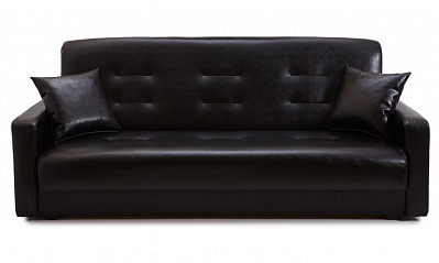 Офисный диван Аккорд черный в интернет-портале Алеана-Мебель