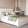 Кровать Касабланка с подъемным механизмом, без матраса 140х200 Найс Вайт в интернет-портале Алеана-Мебель