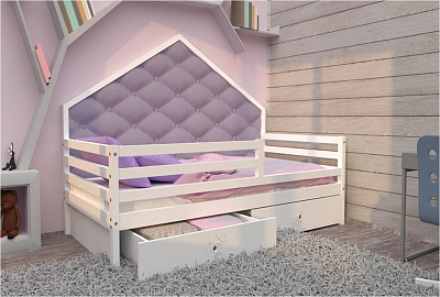 Детская кроватка домик БК-14 в интернет-портале Алеана-Мебель
