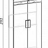 Шкаф для одежды 2 Hyper Глазов схема