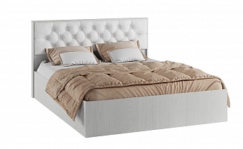 Кровать с настилом ДСП Модена МКР-1 160х200, ясень в интернет-портале Алеана-Мебель