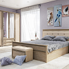 Спальня Ливорно, Дуб сонома (комплект 1) в интернет-портале Алеана-Мебель