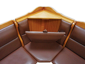 Кухонный диван из массива Себастьян ВМК-Шале угловой элемент