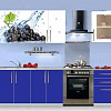 Кухня с фотопечатью Алиса-15 в интернет-портале Алеана-Мебель