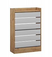 Обувница Ямайка ЯПТ-2, дуб крафт/белый