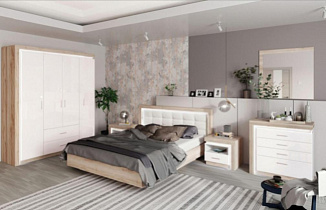 Спальня Люмен (комплект 1) в интернет-портале Алеана-Мебель