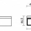 Кухонный диван Бонн прямой Седьмая карета схема с размерами