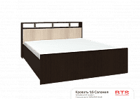 Кровать с проложками ДСП Саломея LIGHT 160х200
