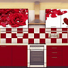Кухня с фотопечатью Валентина-24 в интернет-портале Алеана-Мебель