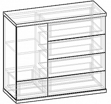Схема комода Мебелайн-6