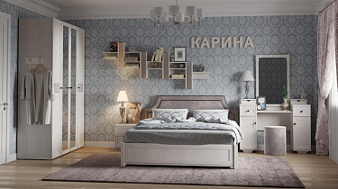 Спальня Карина (комплект 1) в интернет-портале Алеана-Мебель