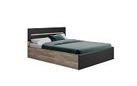Кровать с настилом ДСП Наоми КР-11 160х200, дуб каньон/графит