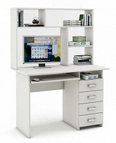 Компьютерный стол Лайт-4К, 5К с надстройкой в интернет-портале Алеана-Мебель