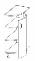 Тумба угловая гнутая Т-4066 в интернет-портале Алеана-Мебель