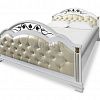 Кровать из массива с мягким изголовьем Элизабет-1 в интернет-портале Алеана-Мебель