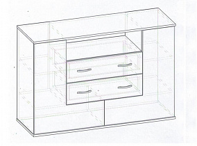 Схема для Тумбы Мебелайн 13