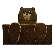 Кровать детская Медвежонок ВМК-Шале декор лапки на изножье