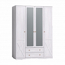 Шкаф для одежды и белья, с цоколем ADELE Адель 9 в интернет-портале Алеана-Мебель