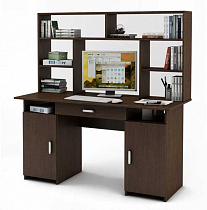 Компьютерный стол Лайт-6Я с надстройкой в интернет-портале Алеана-Мебель