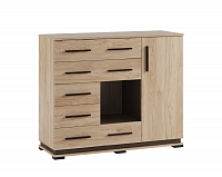 Комод Модена МК-2, гикори рокфорд/венге