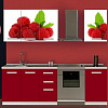 Кухня с фотопечатью Алиса-7 в интернет-портале Алеана-Мебель