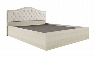 Кровать с настилом ДСП Дели 140х200, дуб молочный/карамель в интернет-портале Алеана-Мебель