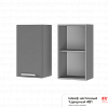 Шкаф настенный 1-дверный Монро 4В1 в интернет-портале Алеана-Мебель