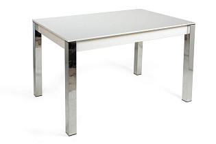 Обеденный стол Милан 1 Бител цвет столешницы дуб бодега ножки хром общий вид