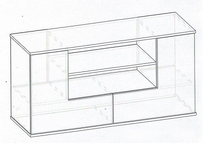 Схема для Тумбы Мебелайн 1