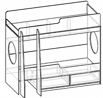 Схема детской кровати