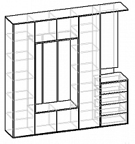 Схема Прихожей Мебелайн-18