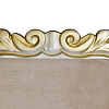 Кухонная прямая скамья Картрайд с художественной резьбой ВМК-Шале  увеличенный фрагмент резьбы
