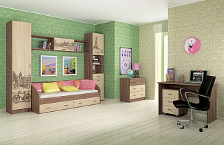 Детская комната Орион (комплект 3) в интернет-портале Алеана-Мебель