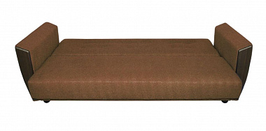 Диван-книжка Лира Люкс коричневый Фотодиван в разложенном виде