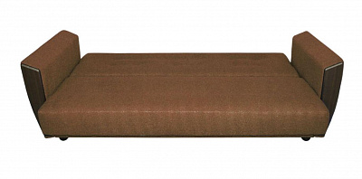Диван-книжка Лира Люкс коричневый Фотодиван в разложенном виде