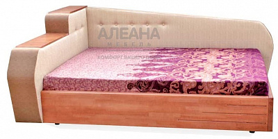 Кровать с мягким изголовьем Дельта 3 с подъемным механизмом в интернет-портале Алеана-Мебель