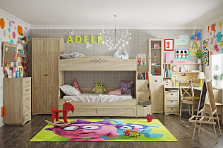 Молодежная комната ADELE Адель (комплект 6) в интернет-портале Алеана-Мебель