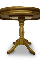 Обеденный стол Найджел ВМК-Шале в цвете орех крепление ножки к столешнице