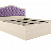 Кровать с подъемным механизмом Дели 160х200, дуб молочный/сирень в интернет-портале Алеана-Мебель