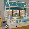 Детская кроватка домик БК-06 в интернет-портале Алеана-Мебель