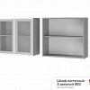 Шкаф настенный 8В2 2-дверный со стеклом Прованс 2 в интернет-портале Алеана-Мебель