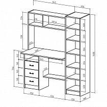 Схема компьютерного стола Август-4
