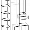 Схема Прихожей Мебелайн-8