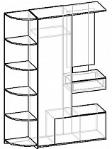 Схема Прихожей Мебелайн-8
