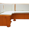 Кухонный диван из массива Розенлау угловой ВМК-Шале вид с боку