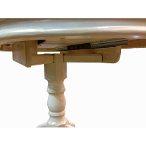 Стол обеденный Майкрофт круглый ВМК-Шале соединение ножки со столешницей
